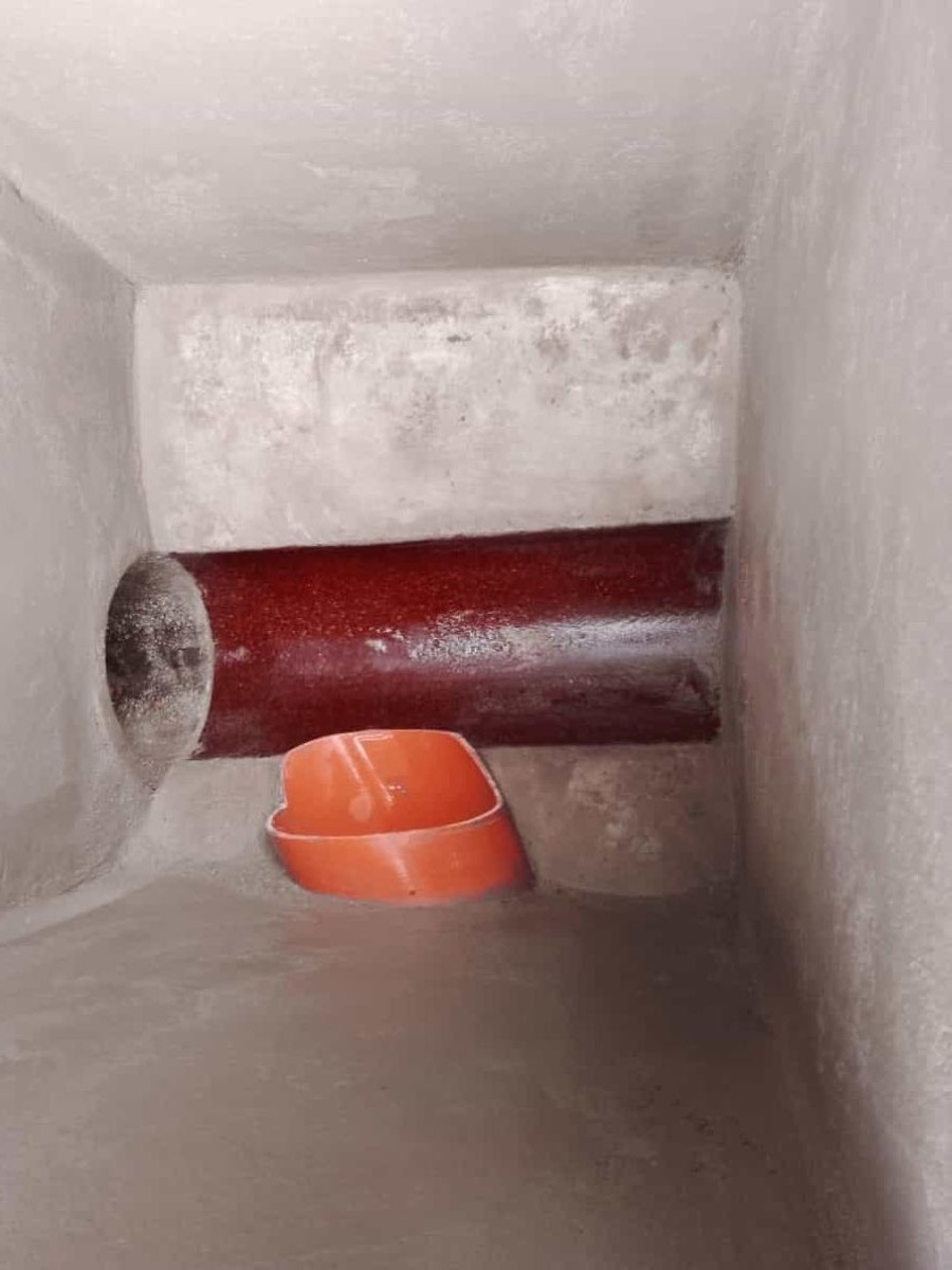Arqueta terminada