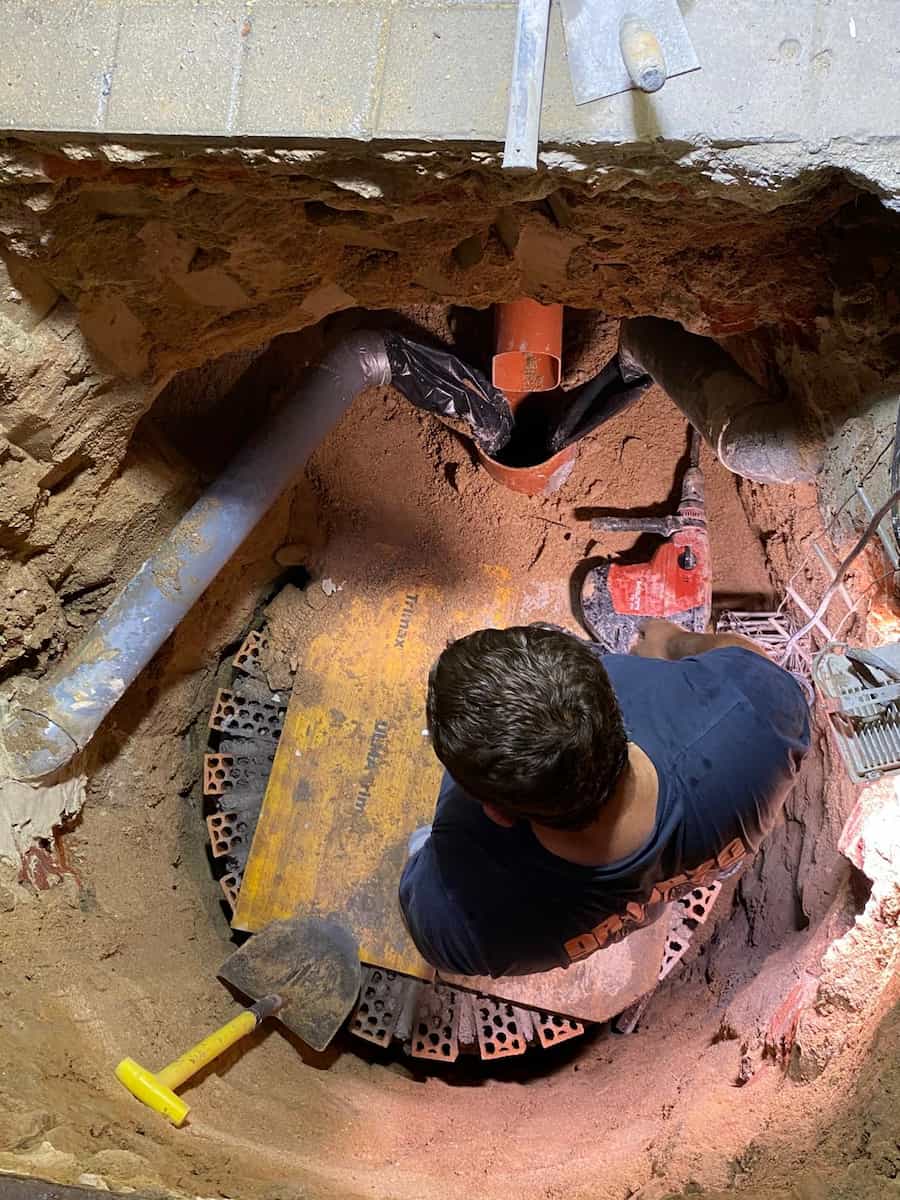 Detalle del trasdós